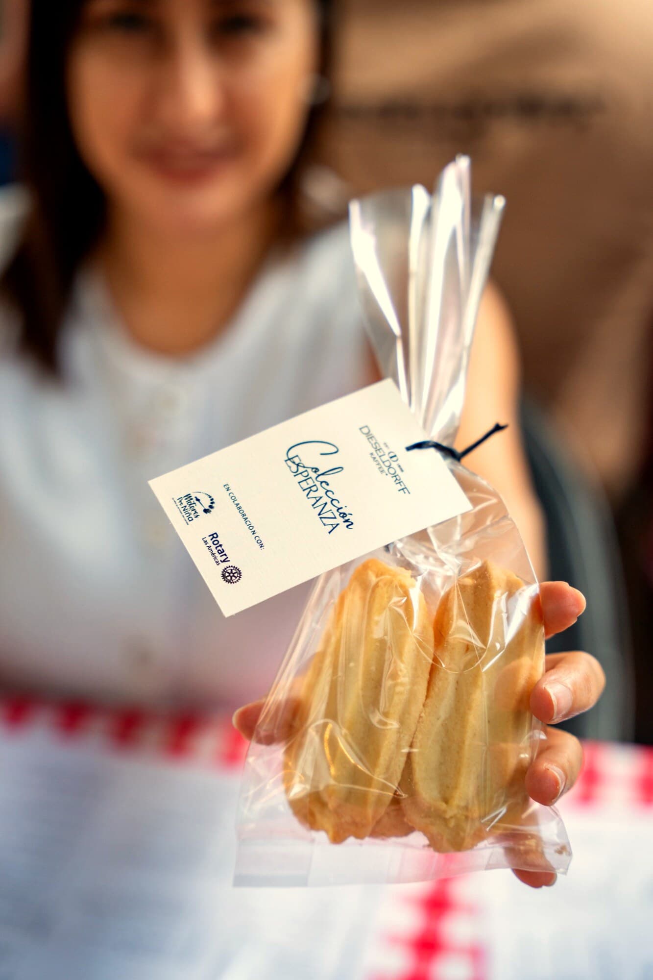 Bolsa de galletas Colección Esperanza con label oficial